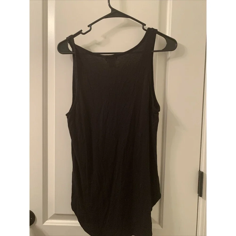 Old Navy Women's Sleeveless Shirt Top Tank Size Large Black - Picture 6 of 8